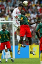 Turkeys Soccer Player Cetin Servet Jumps Ball Editorial Stock Photo Stock Image Shutterstock