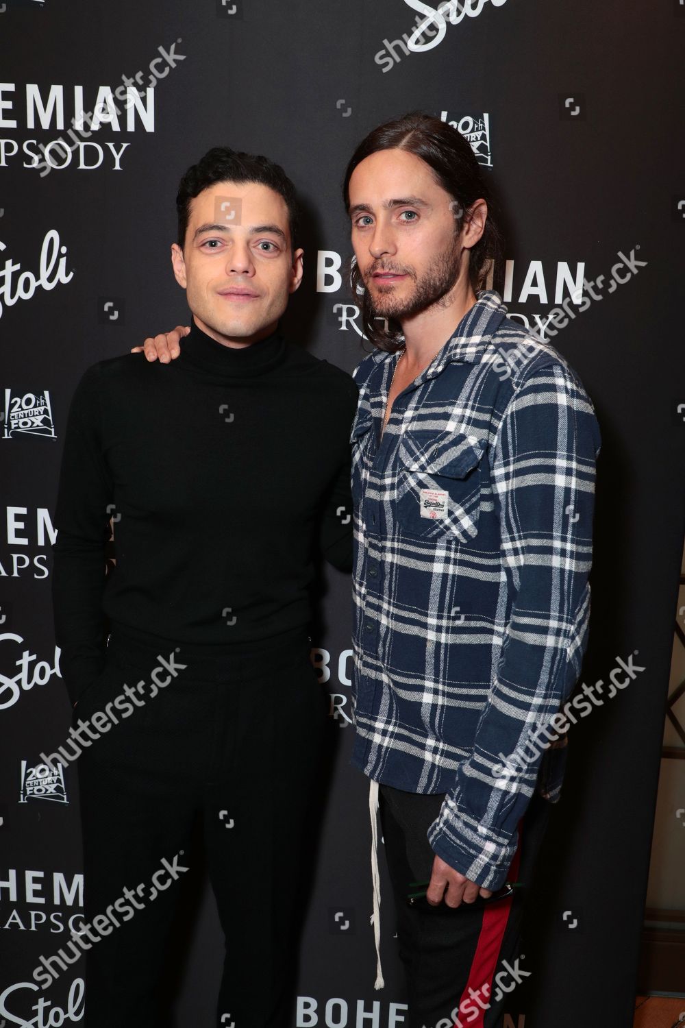 Rami Malek Jared Leto Redaktionelles Stockfoto Stockbild Shutterstock