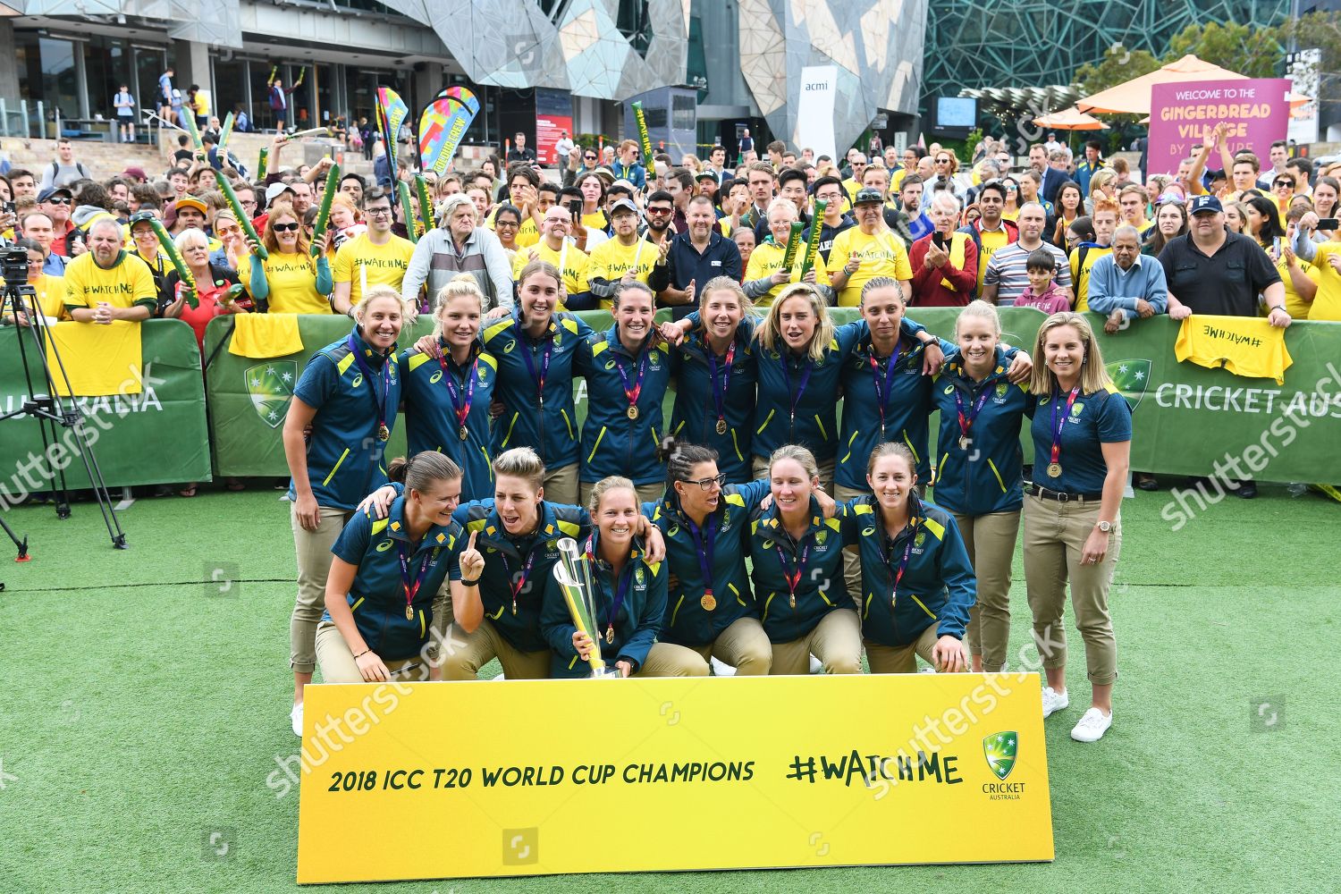 Australian Womens Cricket Squad Poses Photograph During Editorial