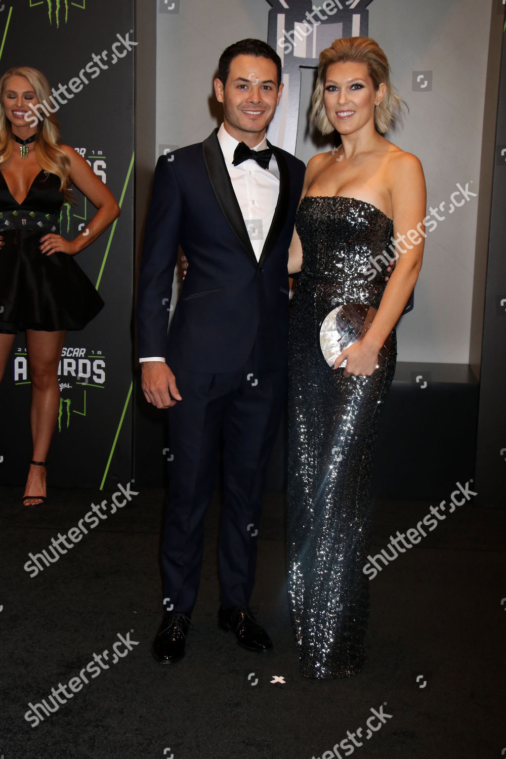 Kyle Larson Katelyn Larson Editorial Stock Photo Stock Image