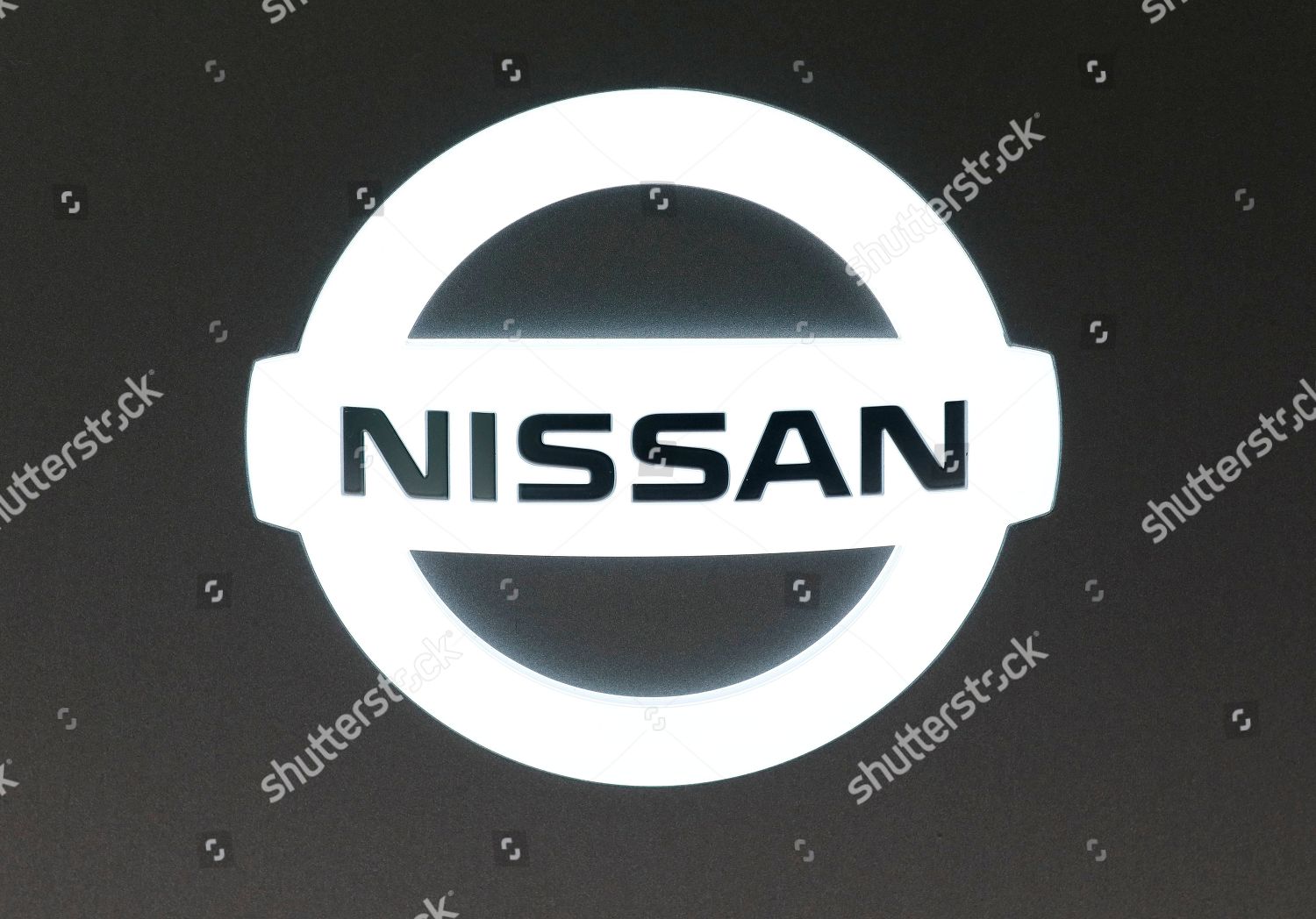 Logo Nissan Motor Co Ltd Seen Editorial Stock Photo Stock Image