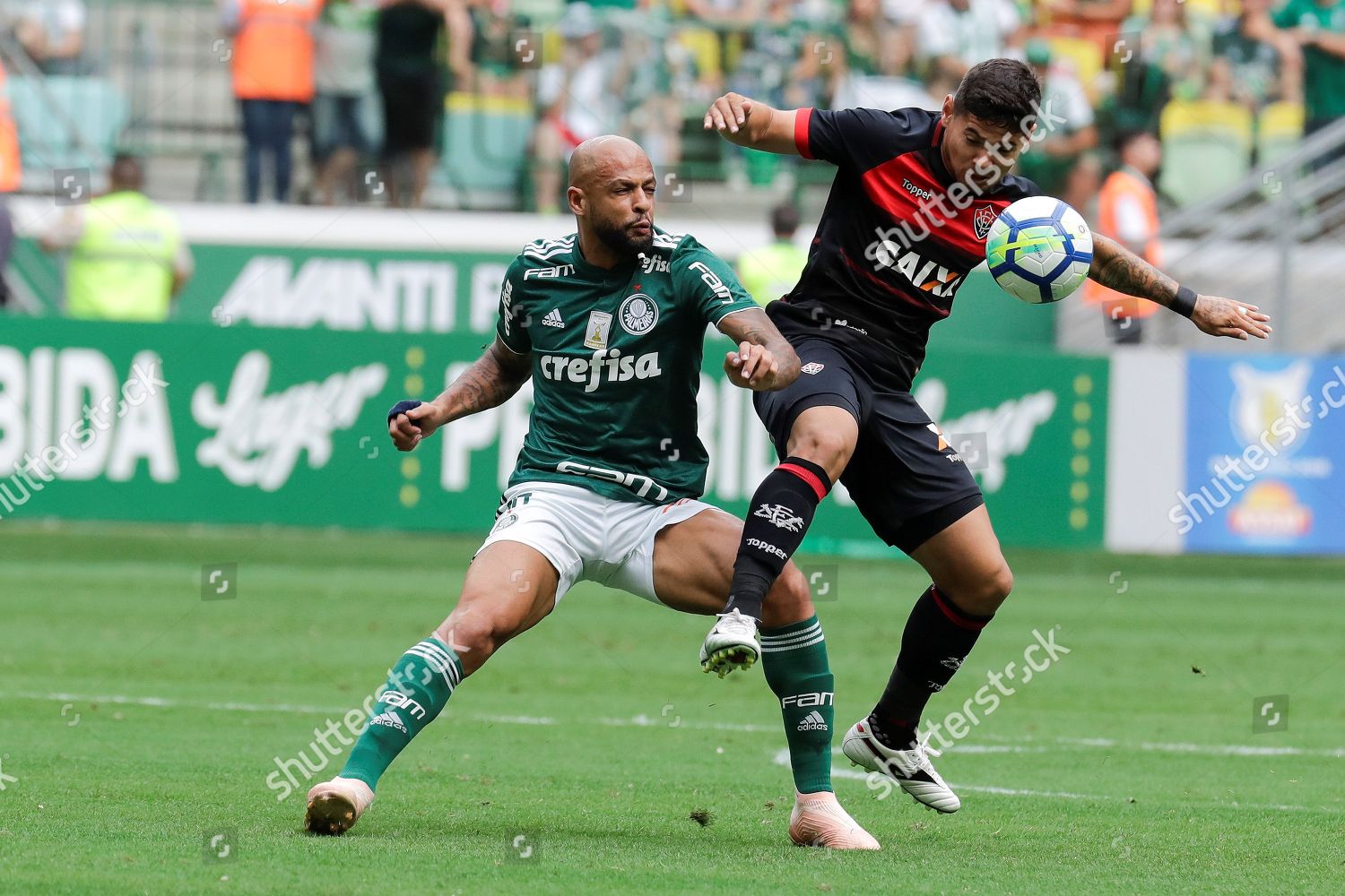 Palmeiras Felipe Melo L Vies Ball Vitorias Editorial Stock Photo Stock Image Shutterstock