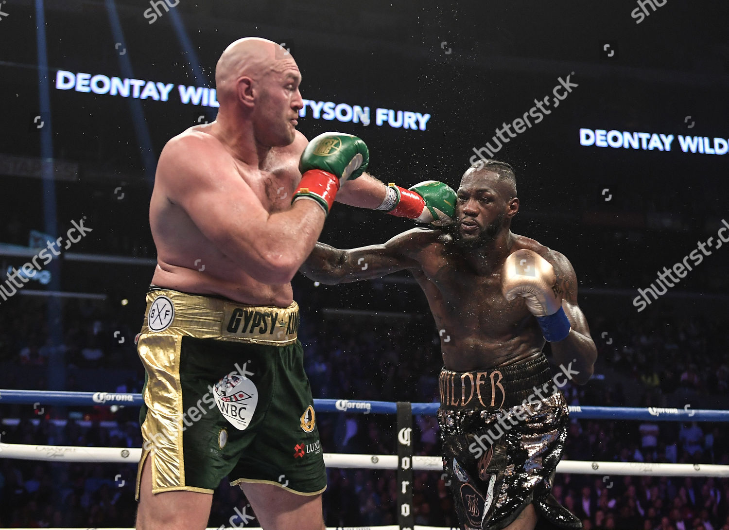 Deontay Wilder V Tyson Fury Editorial Stock Photo Stock Image