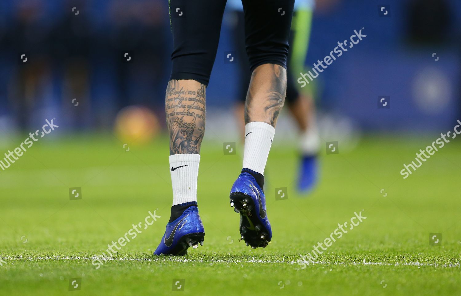 Tattoos On Legs Ederson Manchester City Editorial Stock Photo - Stock ...