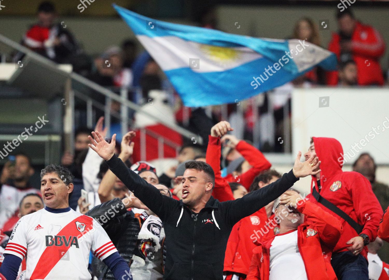 River Plate Fans Cheer Their Team Before Editorial Stock Photo Stock Image Shutterstock