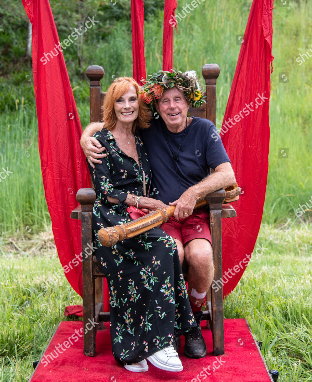 Harry Redknapp Crowned King Jungle Joined On Editorial Stock Photo