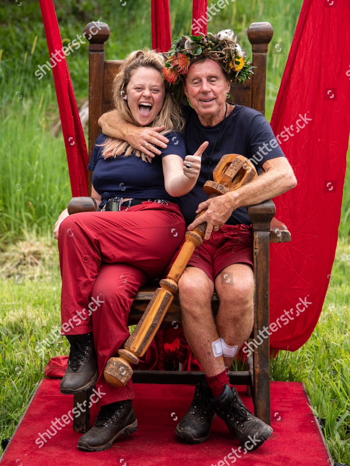 Harry Redknapp Crowned King Jungle Joined On Editorial Stock Photo