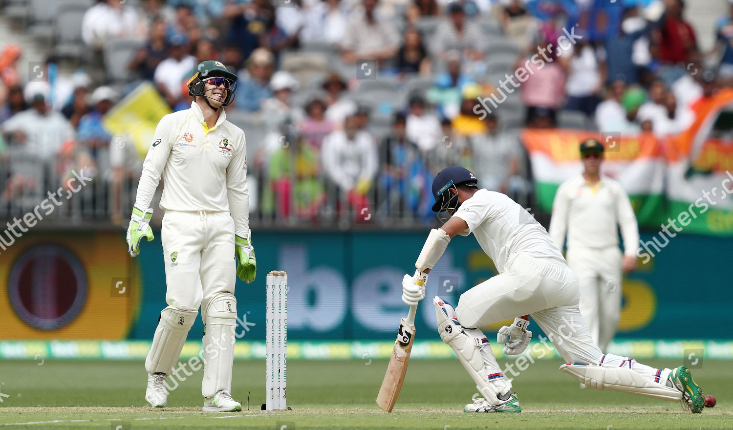 Cheteshwar Pujara India Dives His Ground Editorial Stock Photo Stock