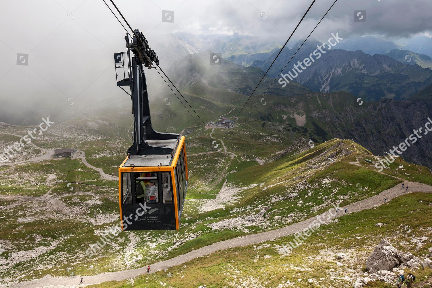 Cable Car Nebelhornbahn Cabin Hoefatsblick Edmund Probst Editorial