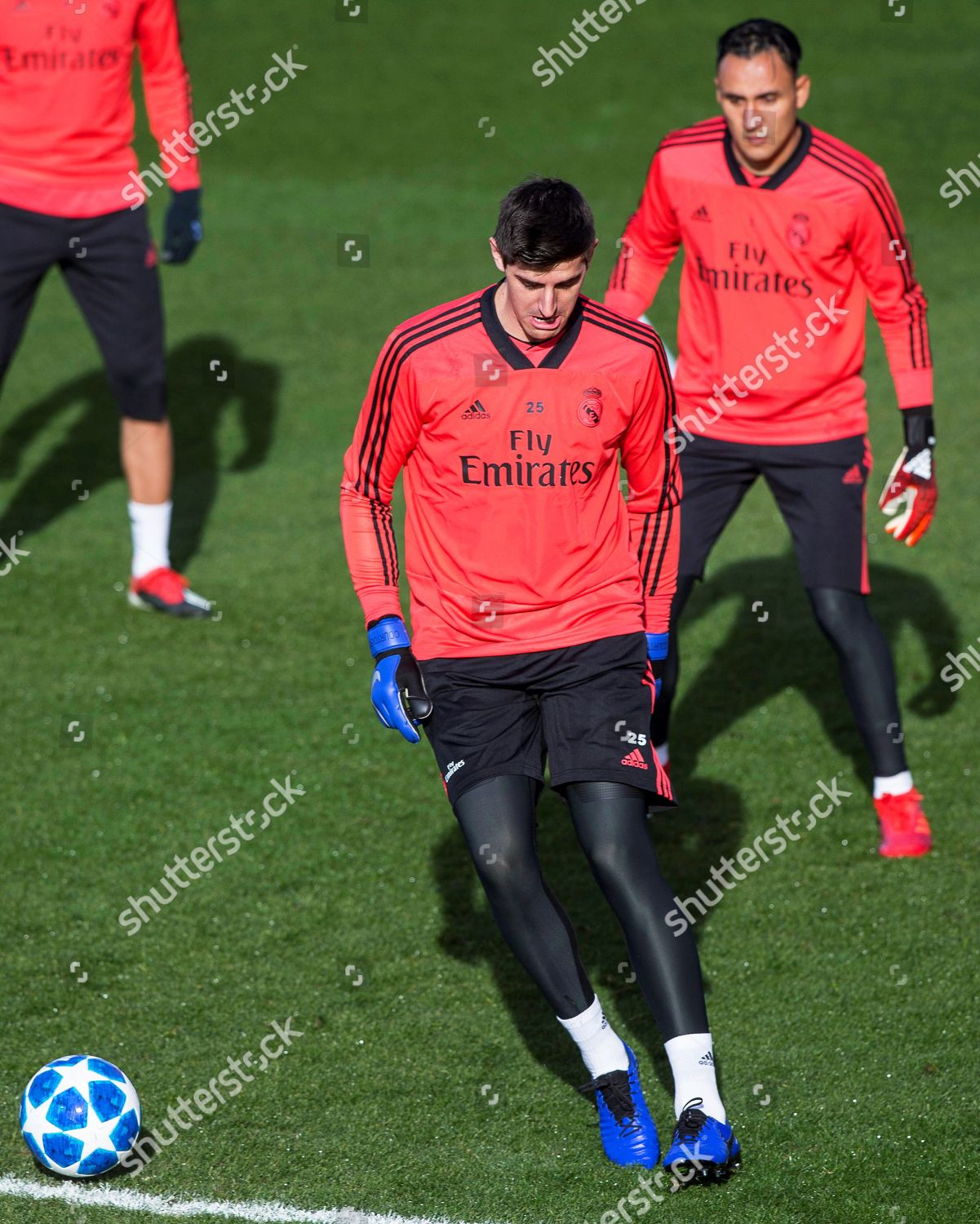 Real Madrid Goalkeepers Thibaut Courtois C Editorial Stock Photo ...