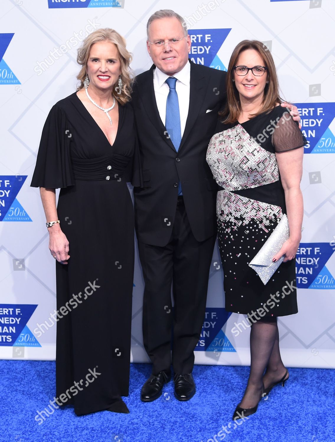 Kerry Kennedy David Zaslav Pam Zaslav Editorial Stock Photo Stock