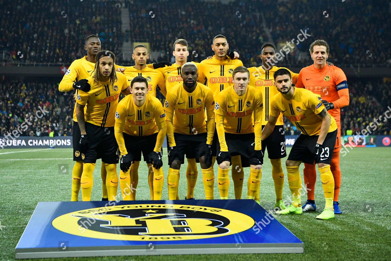 Young Boys starting eleven poses prior UEFA Editorial Stock Photo - Stock  Image | Shutterstock