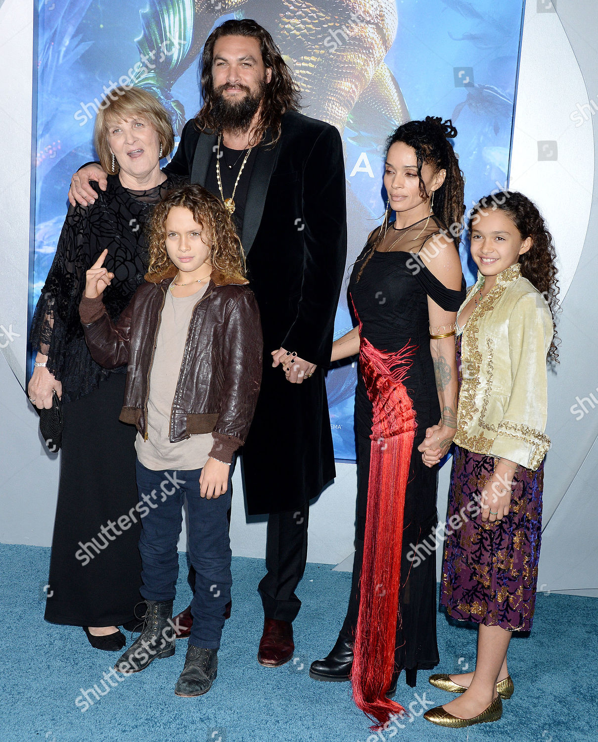 Jason Momoa Lisa Bonet Family Haber Amacli Stok Fotograf Stok Gorsel Shutterstock