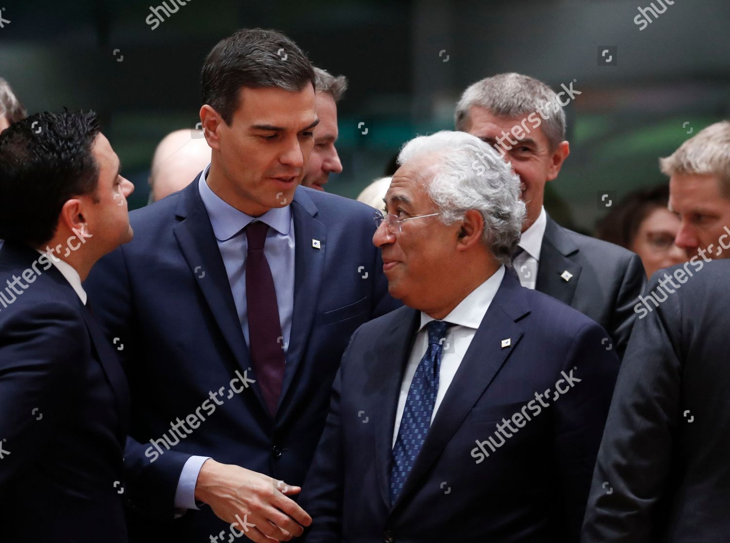 Spains Prime Minister Pedro Sanchez 2l Editorial Stock Photo Stock   Shutterstock 10033182fn 