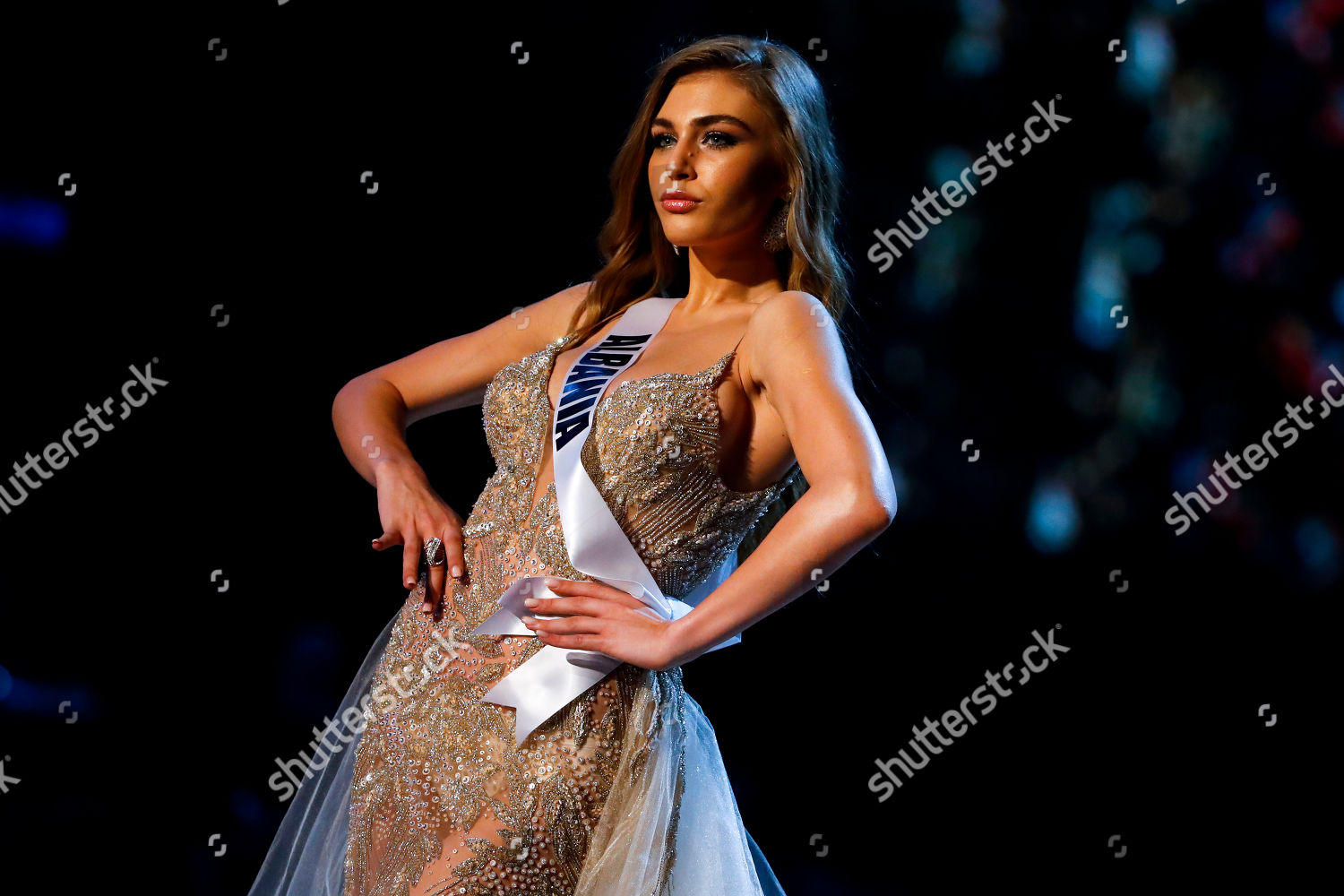 Miss Albania Trejsi Sejdini Walks On Editorial Stock Photo Stock