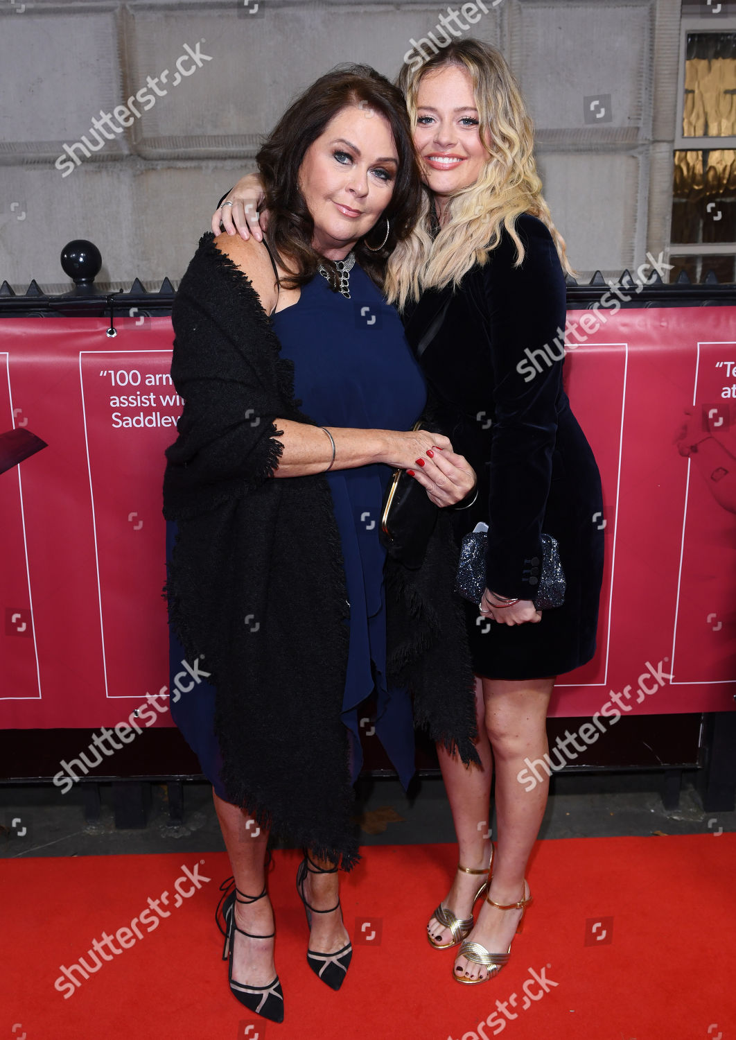 Emily Atack Mother Kate Robbins Editorial Stock Photo - Stock Image ...