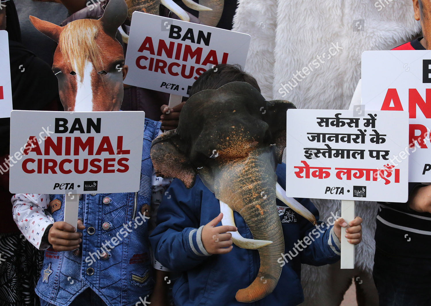 Indian Activists People Ethical Treatment Animals Editorial Stock Photo -  Stock Image | Shutterstock