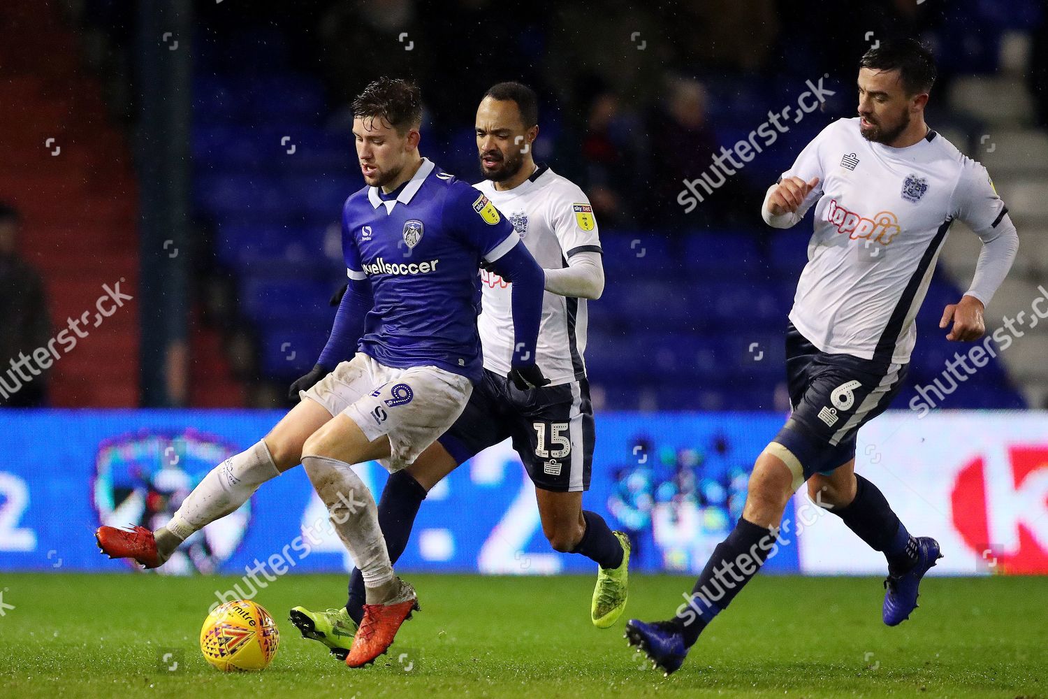 Callum Lang Oldham Athletic Competes Bryon Editorial Stock Photo ...