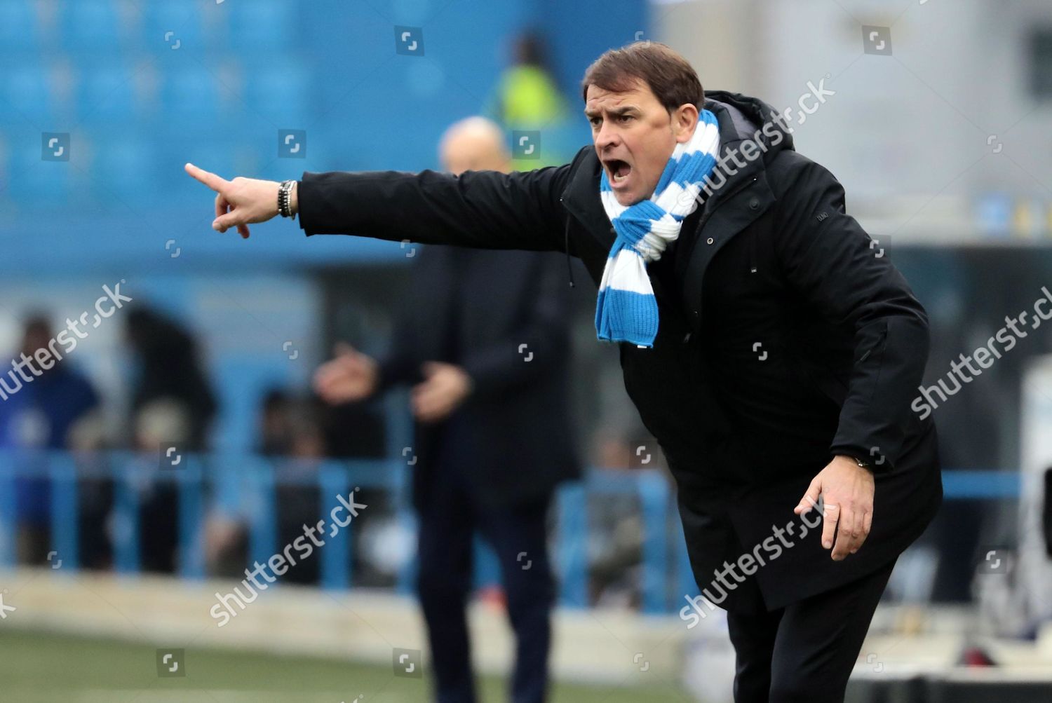 Spals Head Coach Leonardo Semplici Reacts Editorial Stock Photo - Stock ...