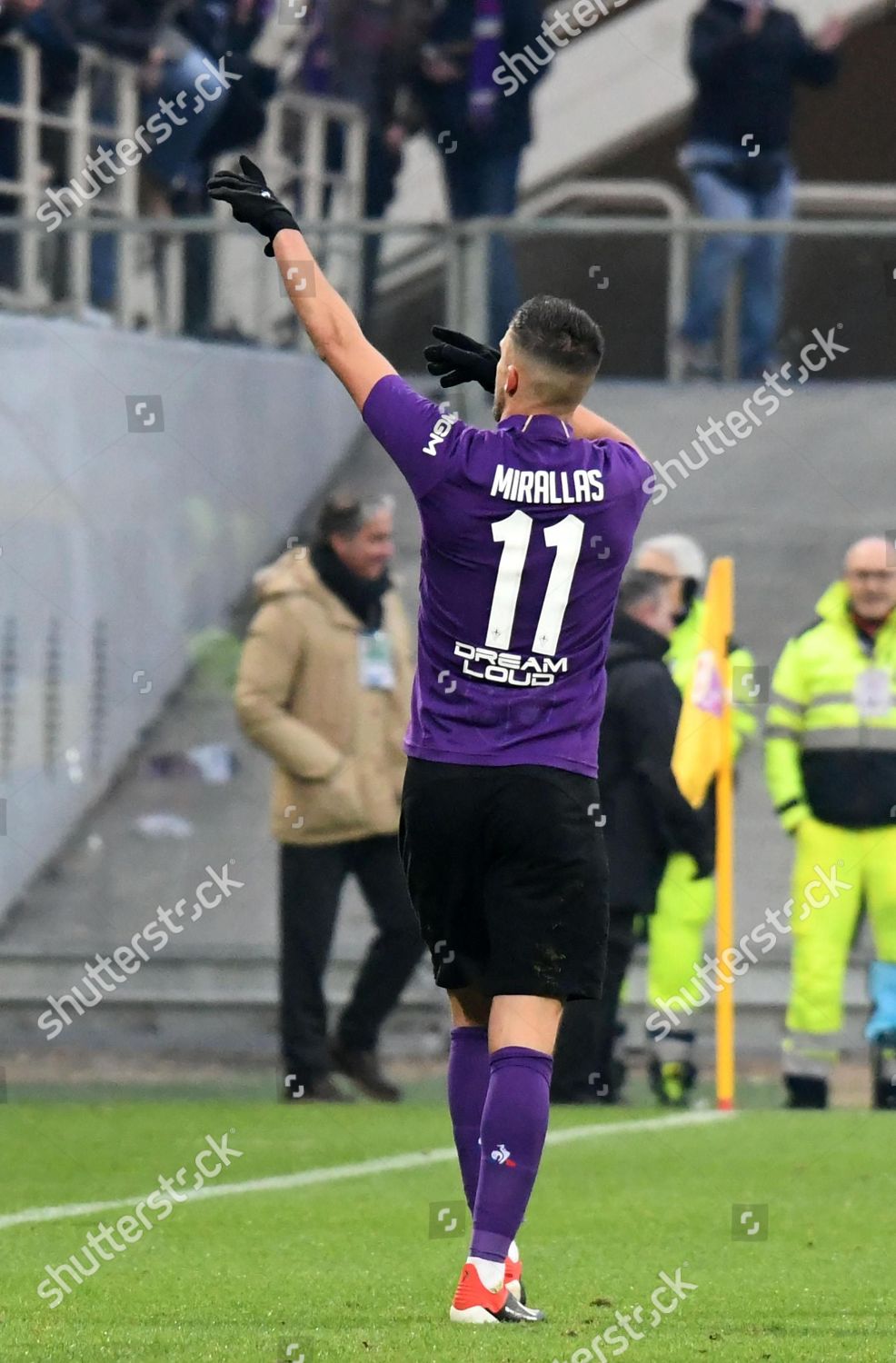 Fiorentinas Kevin Mirallas L Celebrates After Editorial Stock Photo - Stock  Image