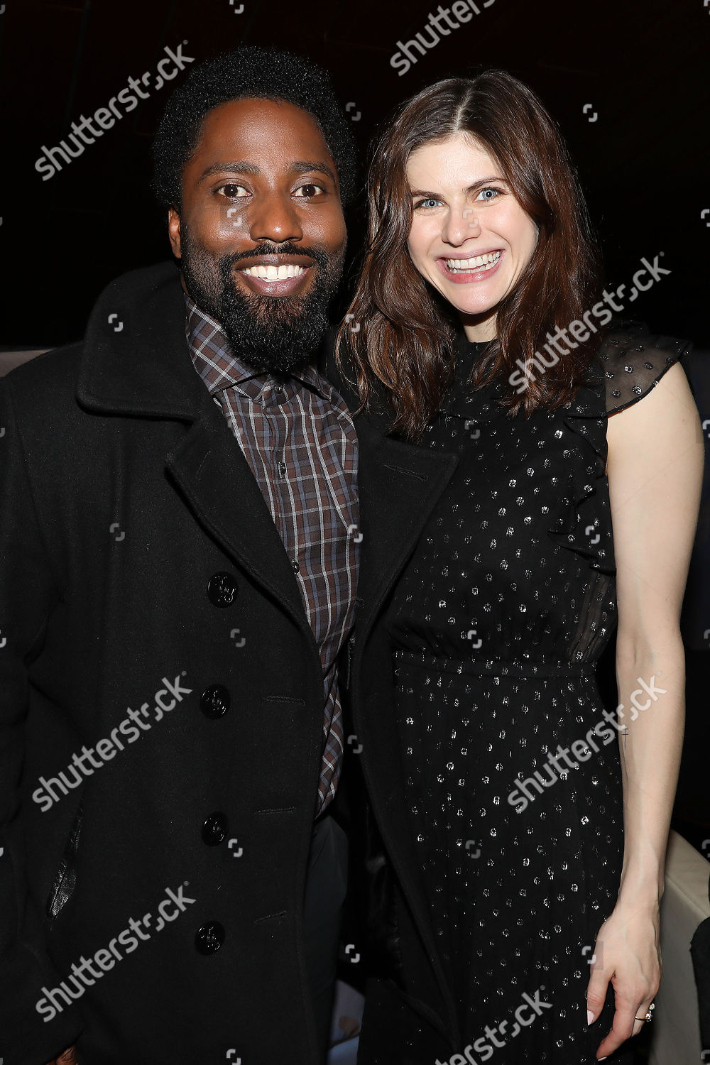 John David Washington Alexandra Daddario Editorial Stock Photo Stock