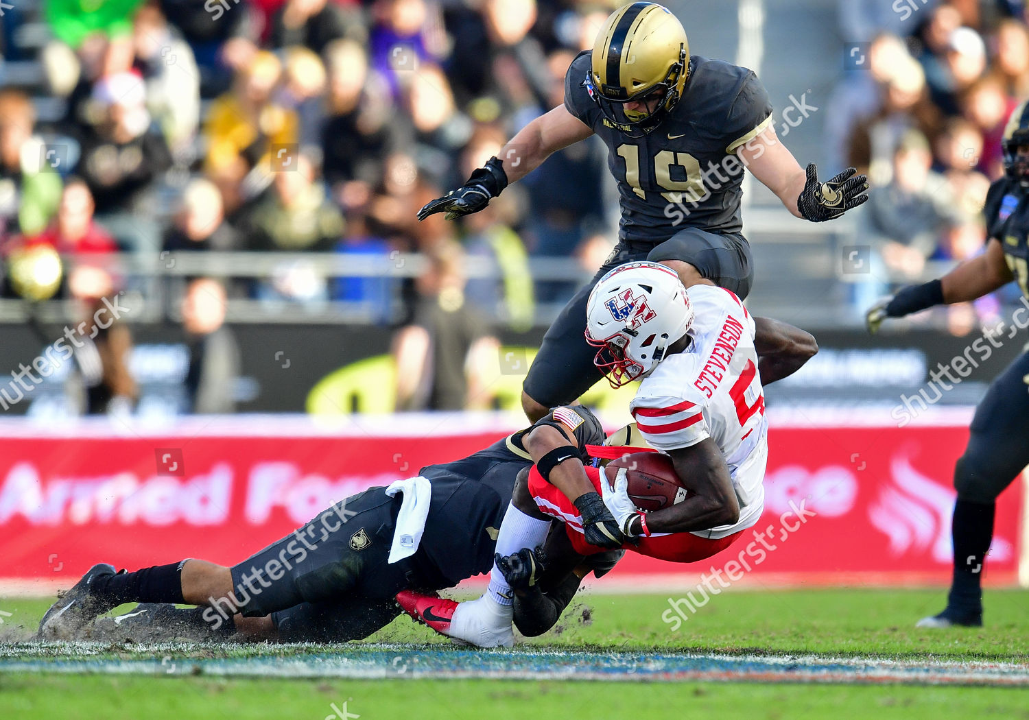 Houston Cougars Wide Receiver Marquez Stevenson Editorial Stock Photo