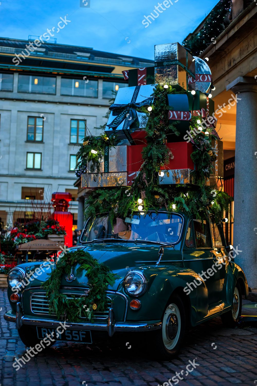 Decorated Car Covent Garden Editorial Stock Photo Stock Image