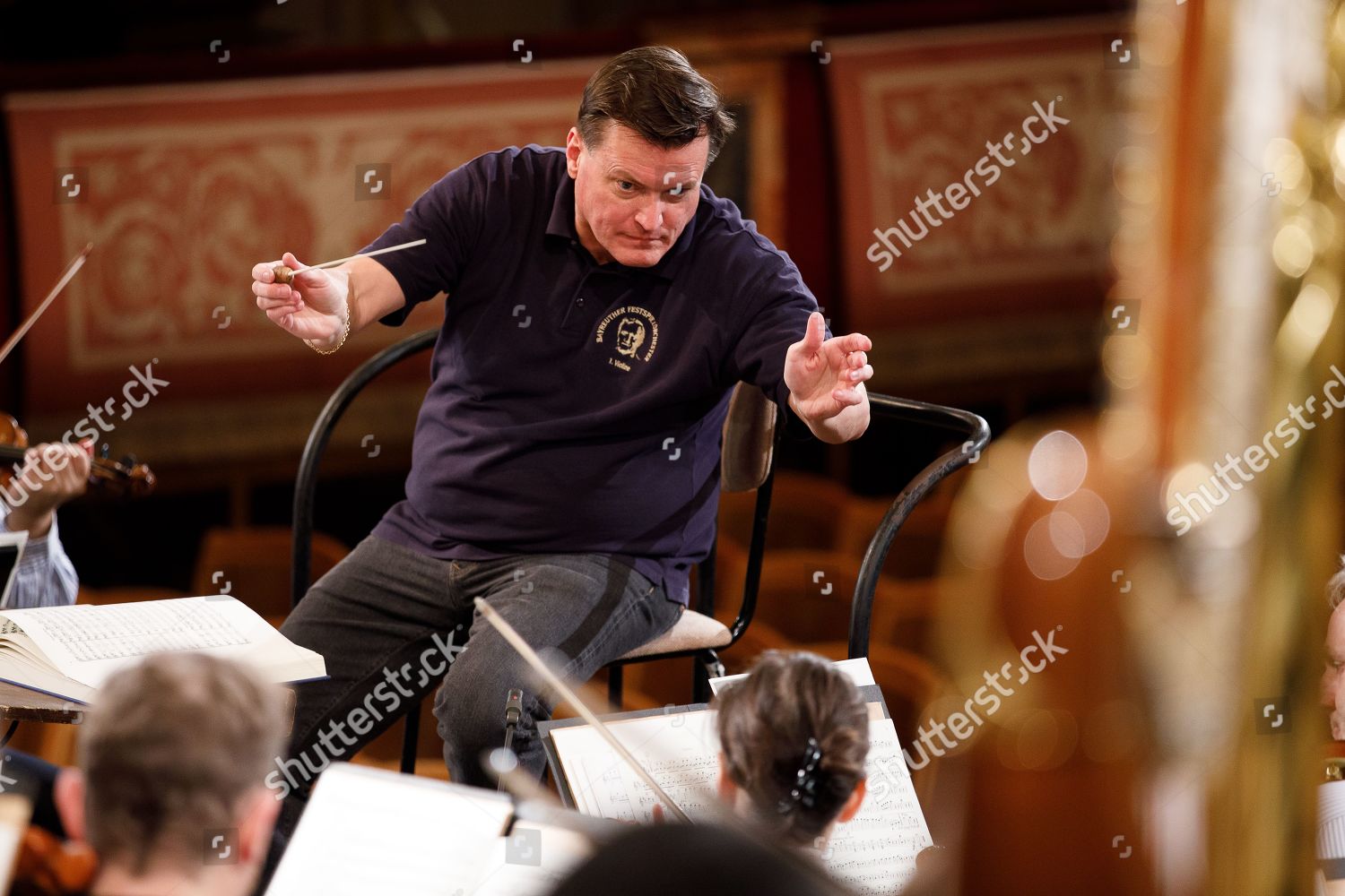 German Conductor Christian Thielemann Performs During Rehearsal Editorial Stock Photo Stock Image Shutterstock