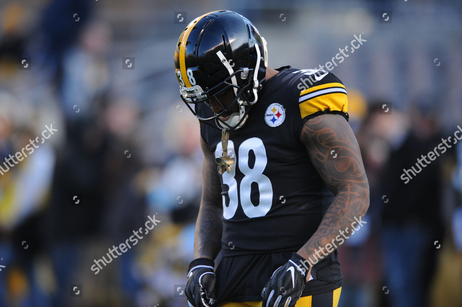 Steelers 38 Jaylen Samuels Rb During Editorial Stock Photo - Stock