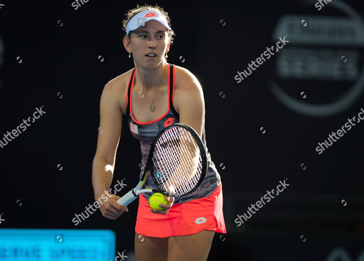 Elise Mertens Belgium Action During Her Editorial Stock Photo - Stock ...