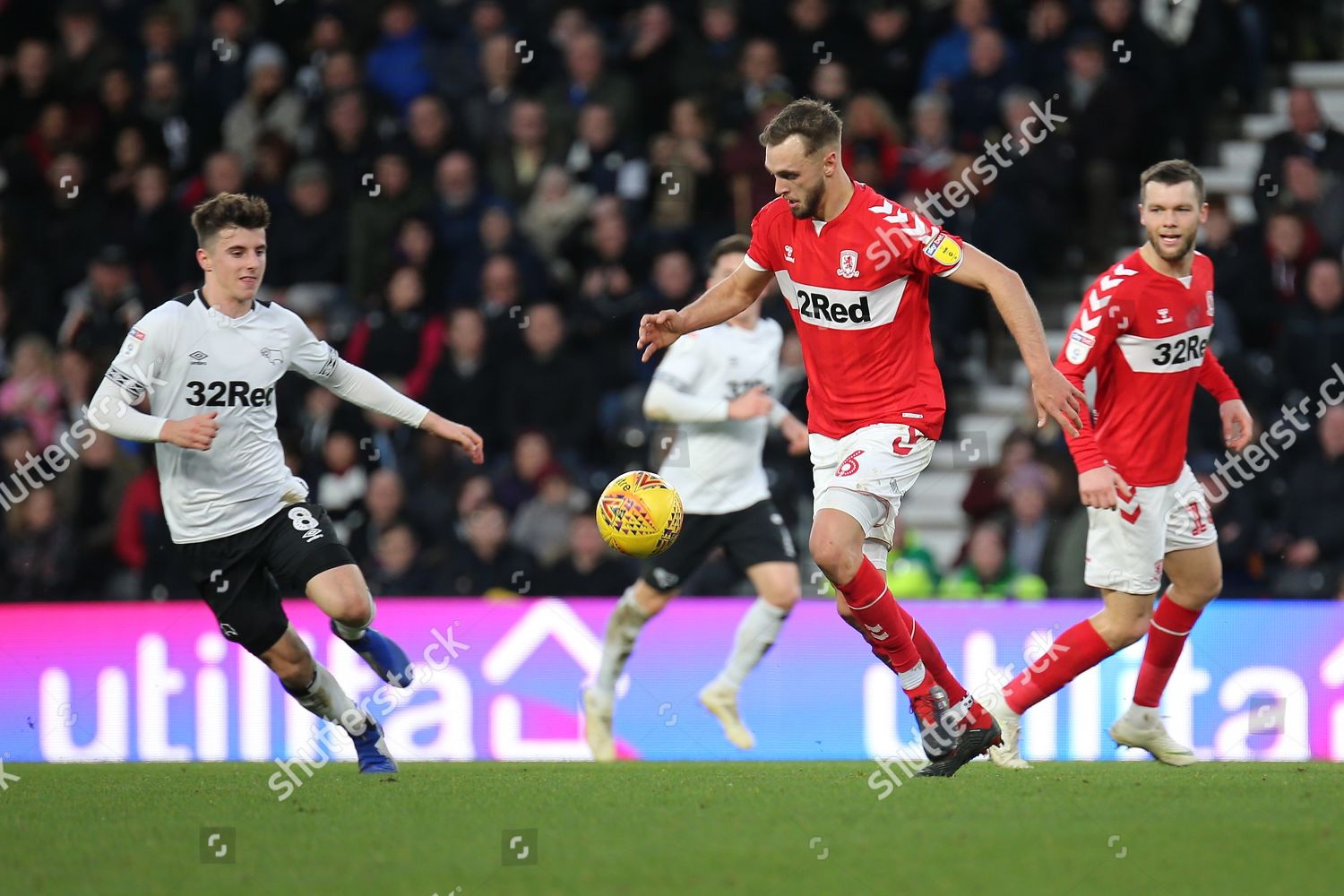 Middlesbrough Fc Midfielder Lewis Wing On Editorial Stock Photo - Stock 