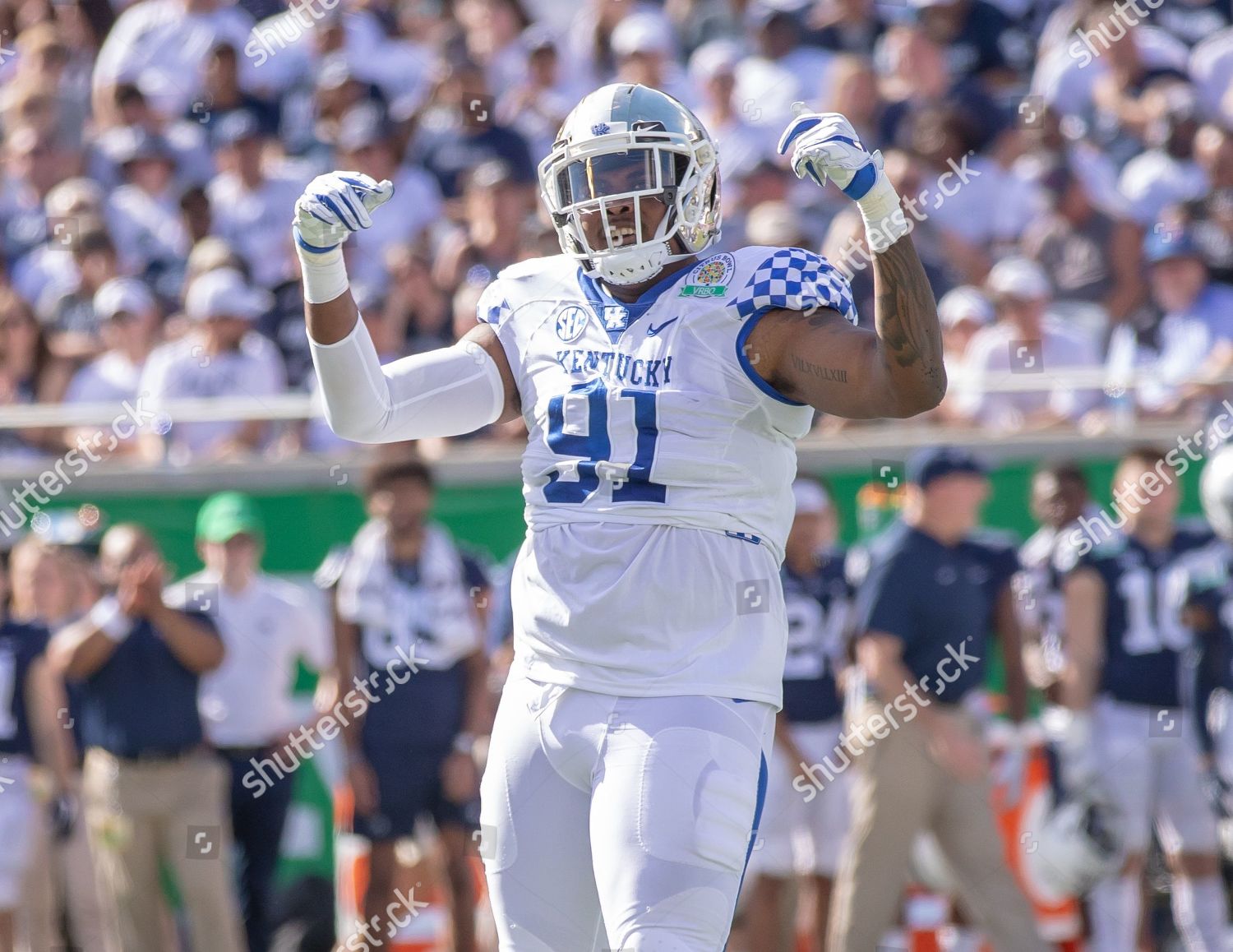 Kentucky Defender Calvin Taylor Jr 91 Editorial Stock Photo - Stock ...