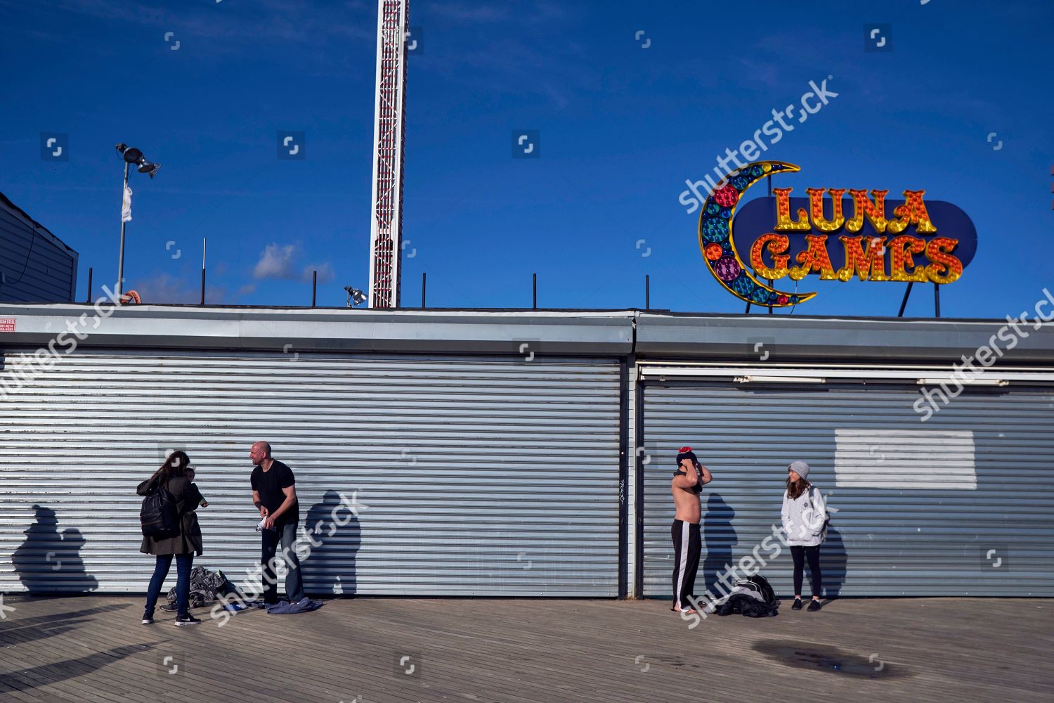 People Prepare Take Part Coney Island Polar Editorial Stock Photo
