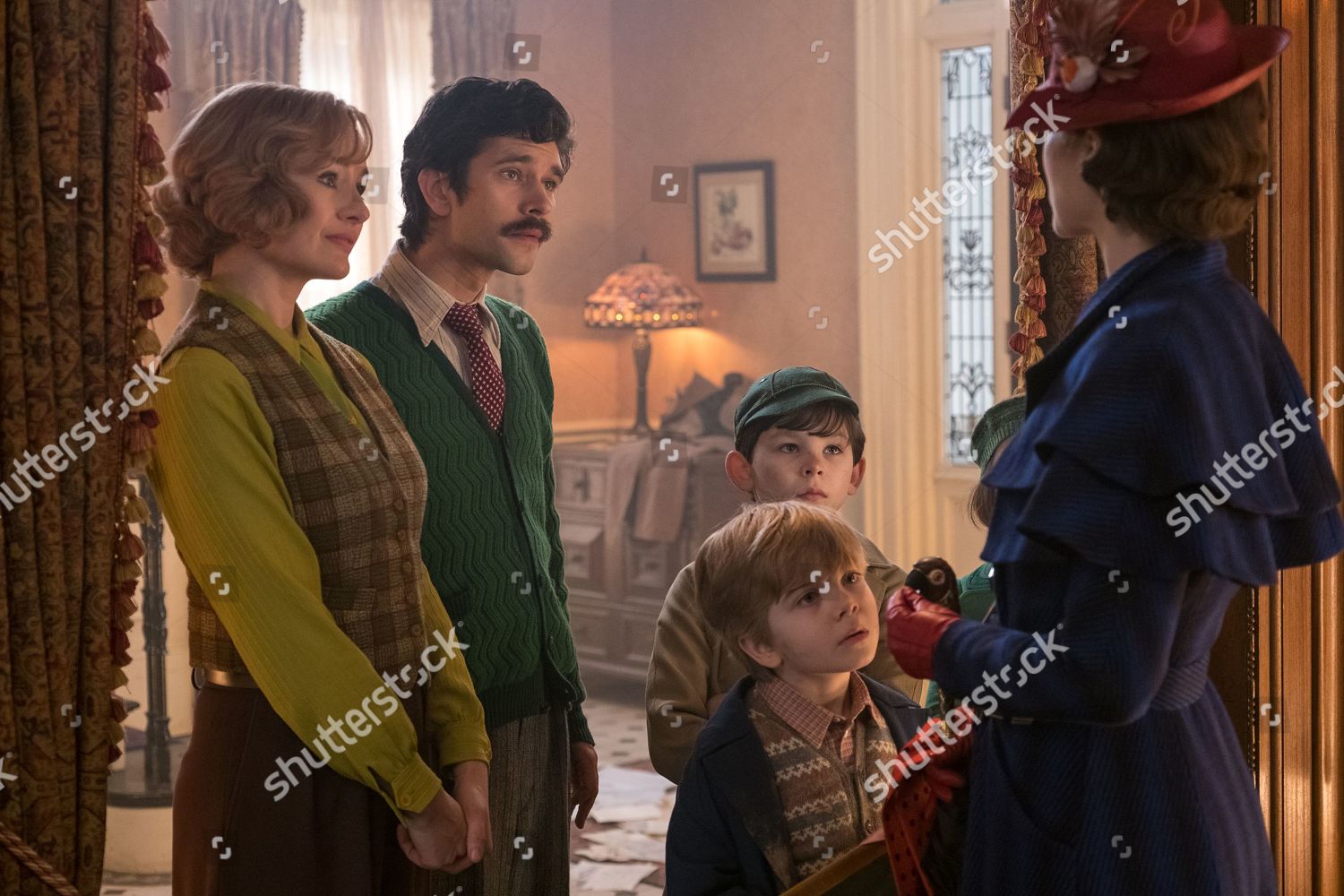 Emily Mortimer Jane Banks Ben Whishaw Michael Editorial Stock