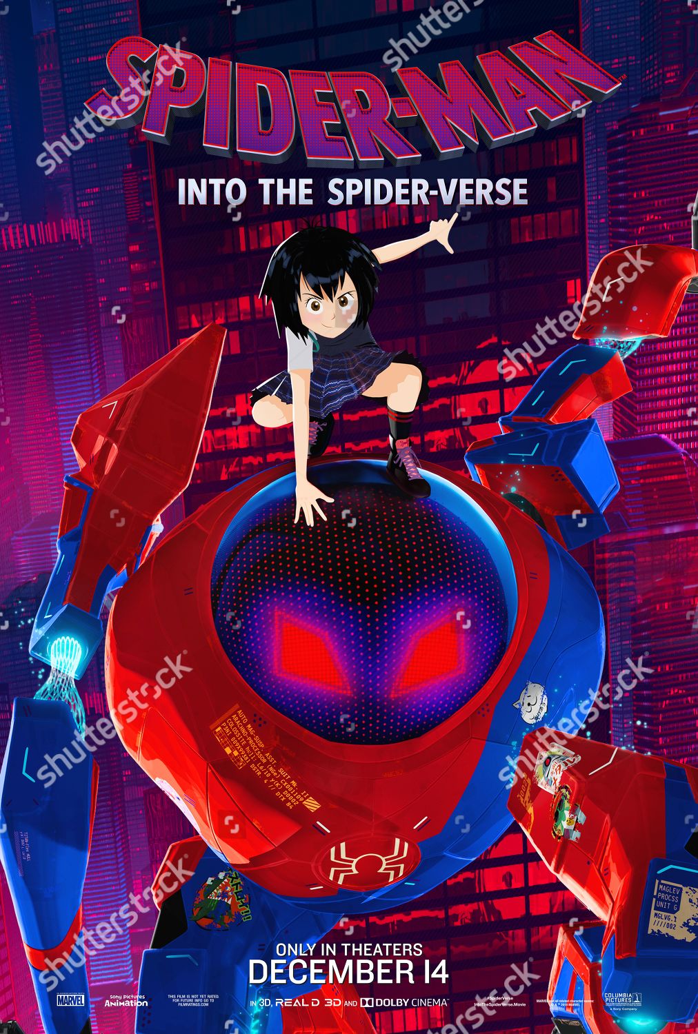 spider man into the spider verse poster