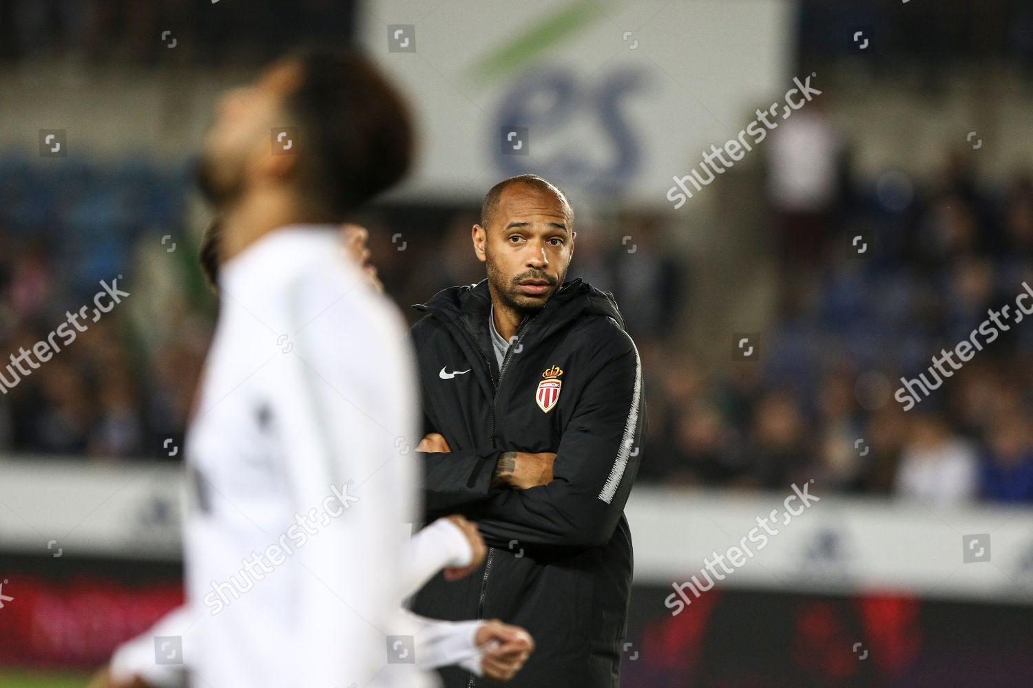 Monacos French Coach Thierry Henry Editorial Stock Photo - Stock Image ...