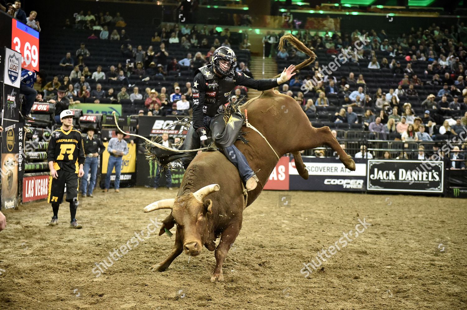 Professional Bull Rider Competes Monster Energy Editorial Stock Photo ...