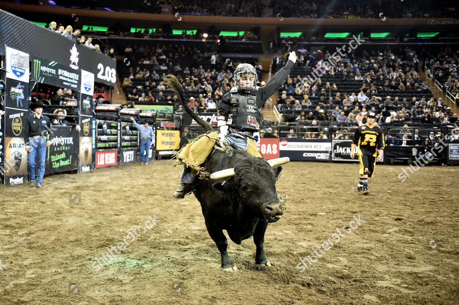 Professional Bull Rider Competes Monster Energy Editorial Stock Photo ...