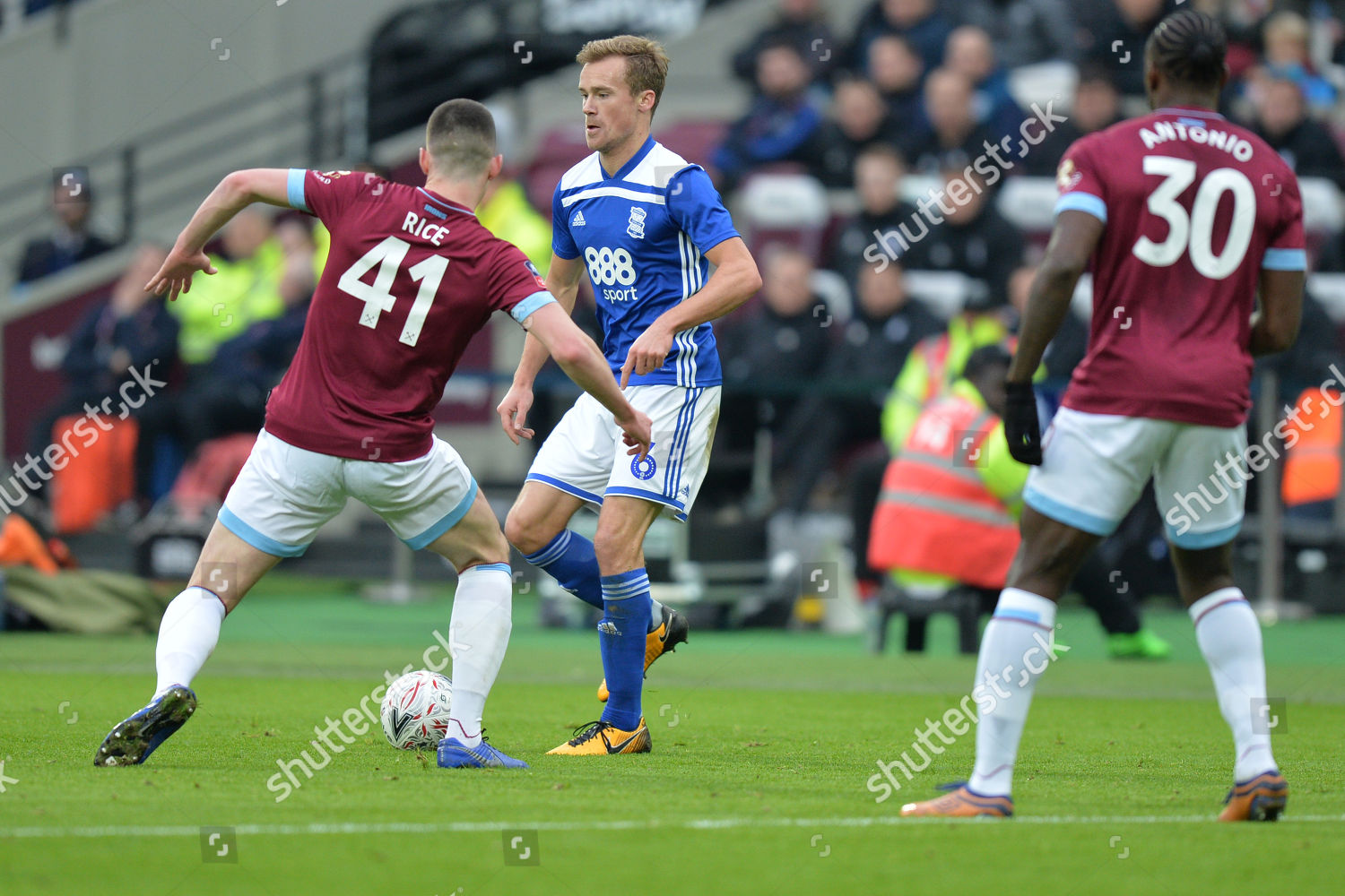 DECLAN RICE WEST HAM UNITED TACKLES Editorial Stock Photo - Stock Image ...