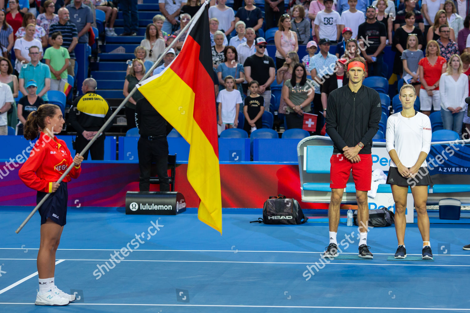 Angelique Kerber Alexander Zverev Mixed Doubles Editorial Stock Photo ...