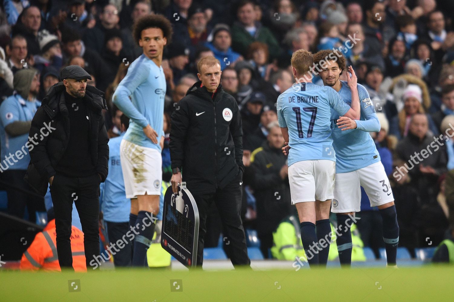 PHILIPPE SANDLER MANCHESTER CITY COMES ON Editorial Stock Photo - Stock ...