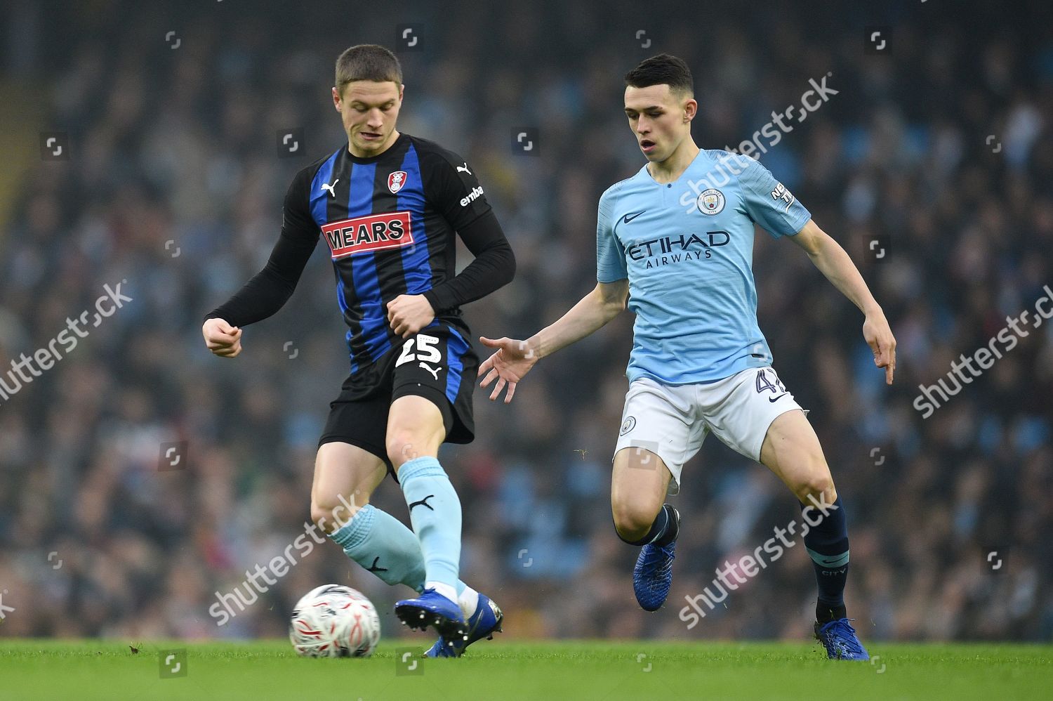 Phil Foden Manchester City Challenges Ben Editorial Stock Photo - Stock ...