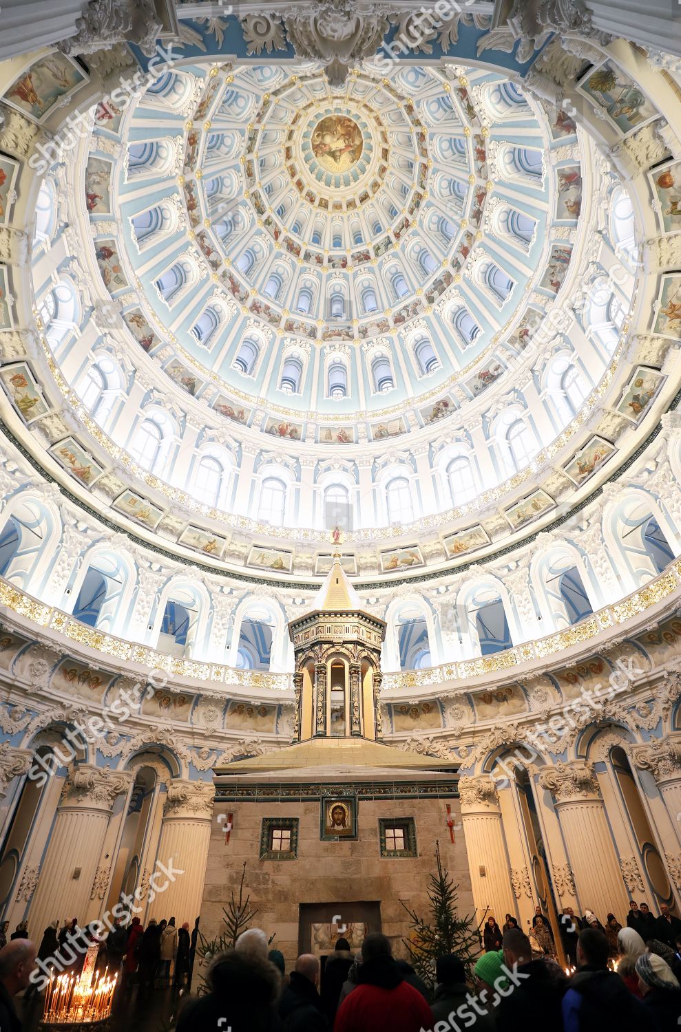 People Visit Christmas Mass New Jerusalem Editorial Stock Photo Stock