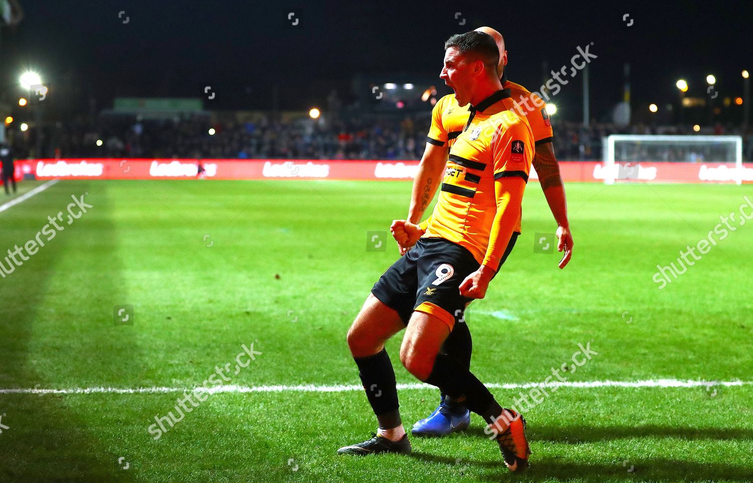 Padraig Amond Newport County Celebrates Scoring Editorial Stock Photo 