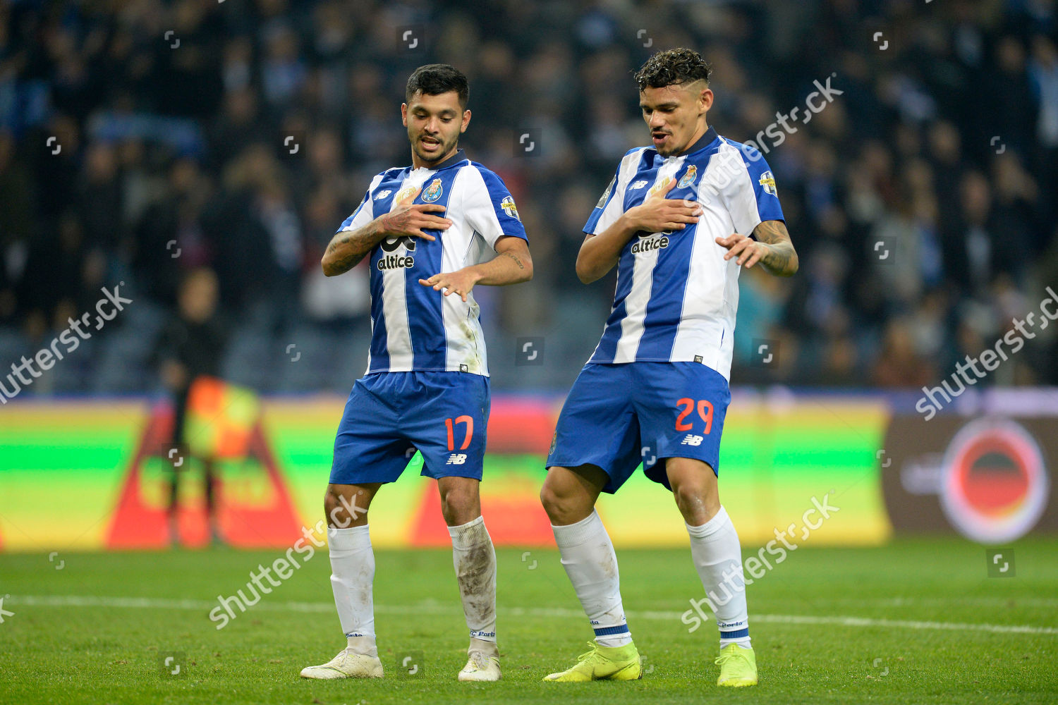 Fc Players Soares R Jesus Corona Celebrate Editorial Stock Photo Stock Image Shutterstock