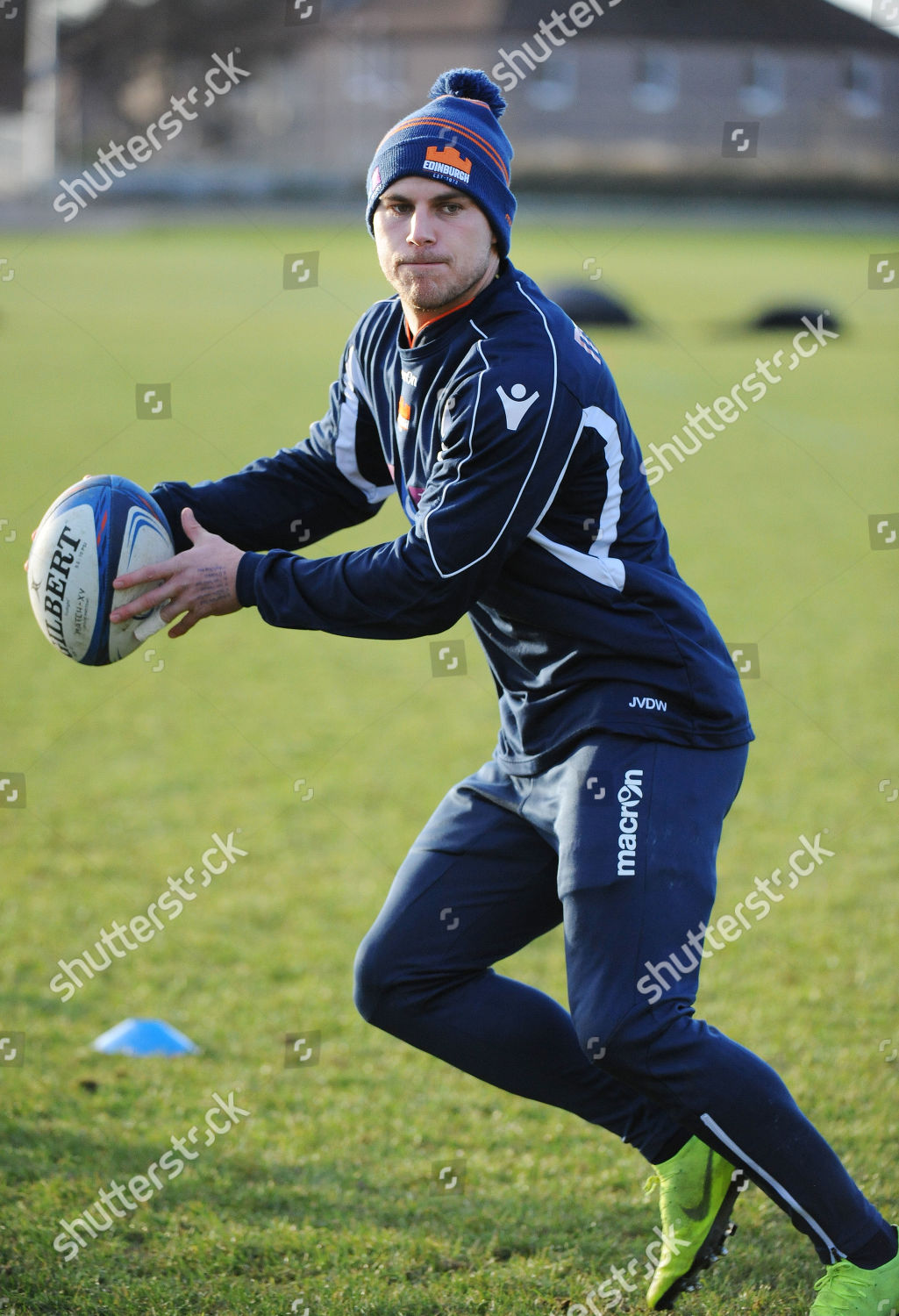 Jaco Van Der Walt Edinburgh Rugby Editorial Stock Photo - Stock Image ...