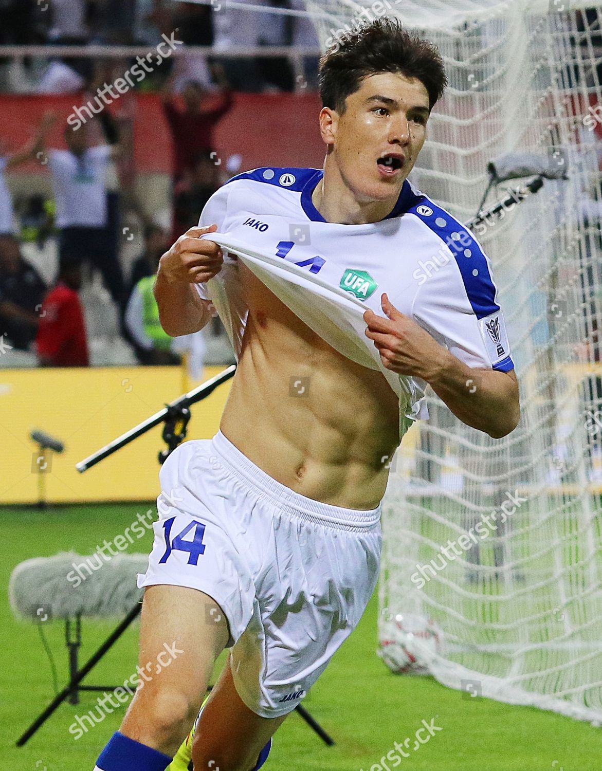 Eldor Shomurodov Uzbekistan Celebrates After Scoring 21 Editorial Stock Photo Stock Image Shutterstock