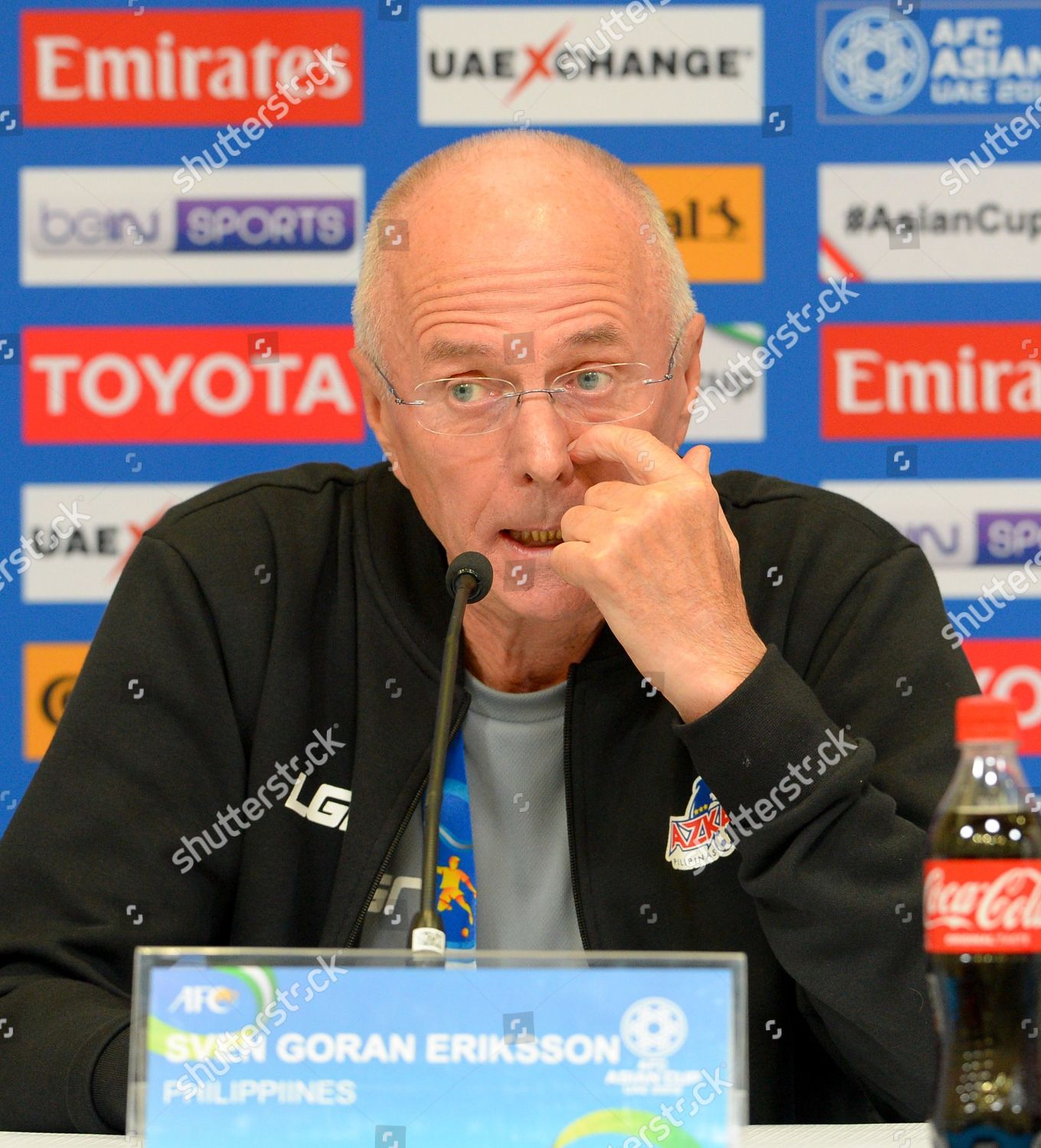 Sven Goran Eriksson Head Coach Philippines Editorial Stock Photo ...