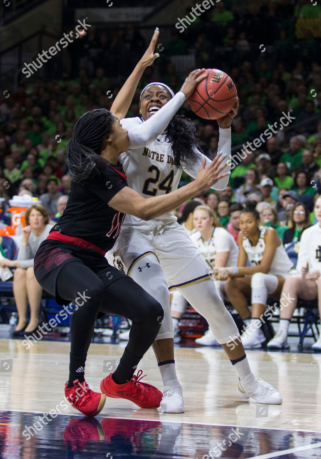 Notre Dame Guard Arike Ogunbowale 24 Editorial Stock Photo - Stock ...