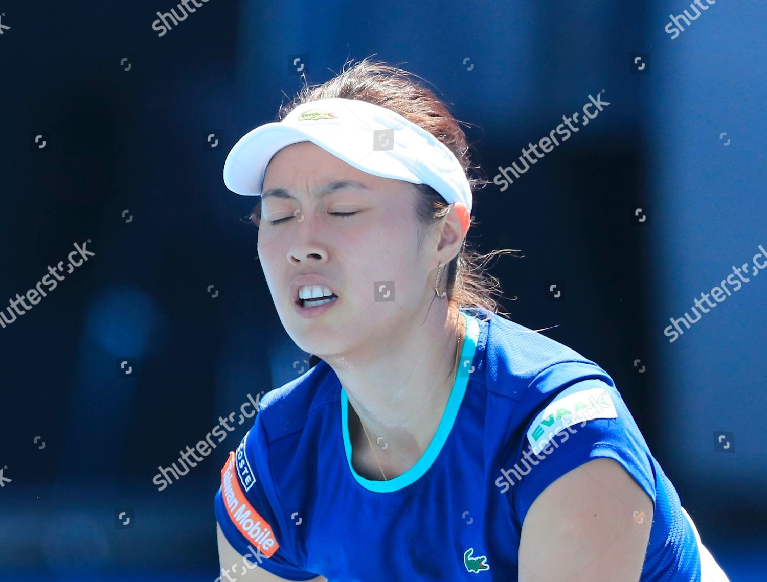 CHAN HAO-CHING TAIPEI ACTION DURING DOUBLES Editorial Stock Photo